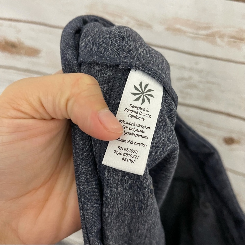 Athleta Blue Bettona Flare Athletic Pants Pull On Flared Leggings - Picture 5 of 5